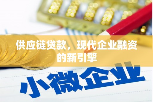 安乡供应链贷款，现代企业融资的新引擎