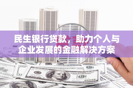 安乡民生银行贷款，助力个人与企业发展的金融解决方案
