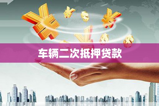 安乡车辆二次抵押贷款