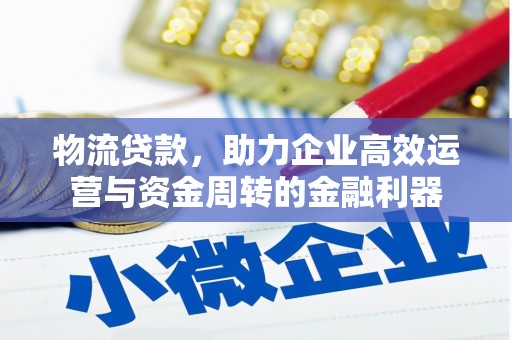 安乡物流贷款，助力企业高效运营与资金周转的金融利器