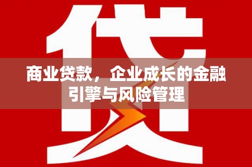 安乡商业贷款，企业成长的金融引擎与风险管理