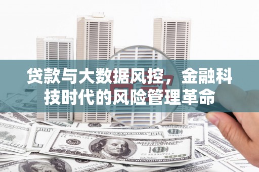 安乡贷款与大数据风控，金融科技时代的风险管理革命