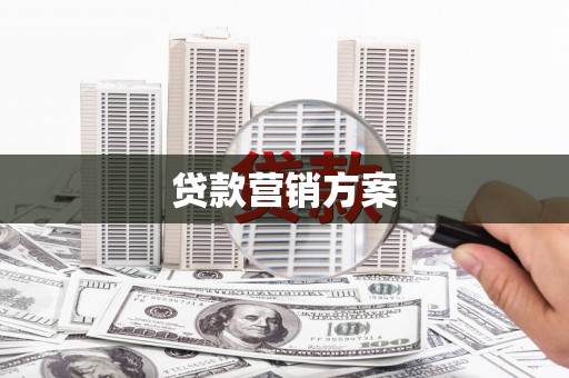 安乡贷款营销方案