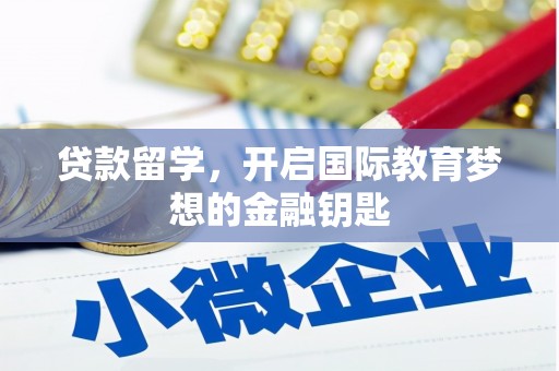 安乡贷款留学，开启国际教育梦想的金融钥匙