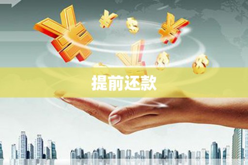 安乡提前还款