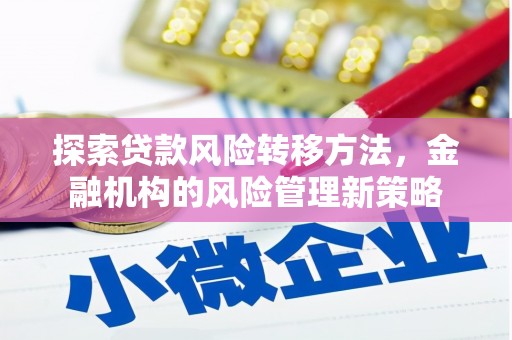 安乡探索贷款风险转移方法，金融机构的风险管理新策略