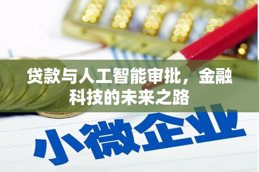 安乡贷款与人工智能审批，金融科技的未来之路