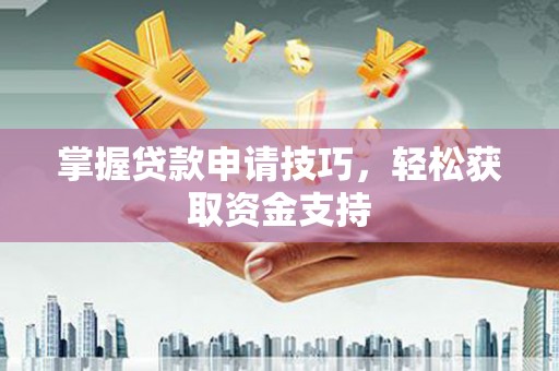 安乡掌握贷款申请技巧，轻松获取资金支持