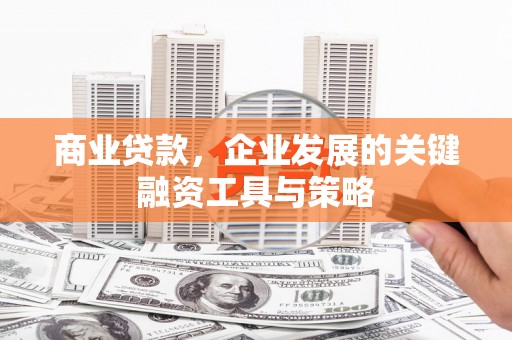 安乡商业贷款，企业发展的关键融资工具与策略