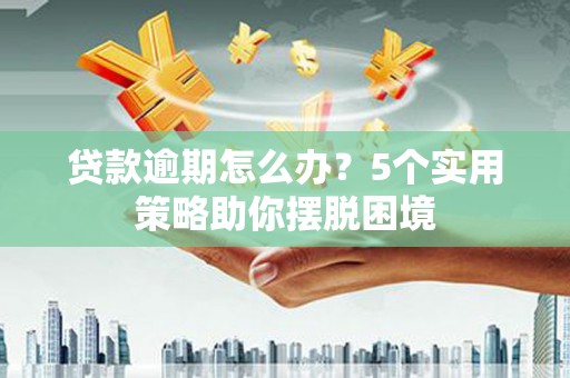 安乡贷款逾期怎么办？5个实用策略助你摆脱困境