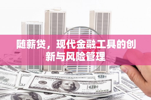 安乡随薪贷，现代金融工具的创新与风险管理