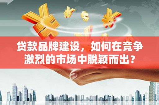 安乡贷款品牌建设，如何在竞争激烈的市场中脱颖而出？
