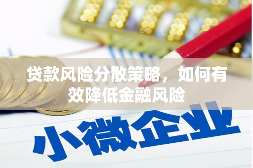 安乡贷款风险分散策略，如何有效降低金融风险