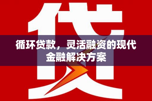 安乡循环贷款，灵活融资的现代金融解决方案
