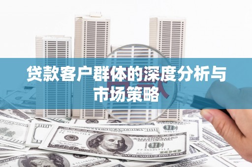 安乡贷款客户群体的深度分析与市场策略