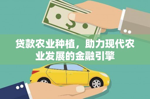 安乡贷款农业种植，助力现代农业发展的金融引擎