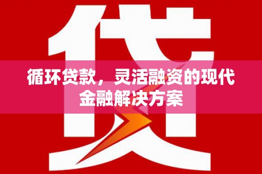 安乡循环贷款，灵活融资的现代金融解决方案