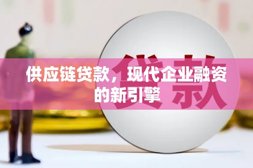 安乡供应链贷款，现代企业融资的新引擎
