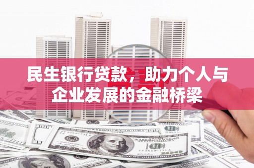 安乡民生银行贷款，助力个人与企业发展的金融桥梁