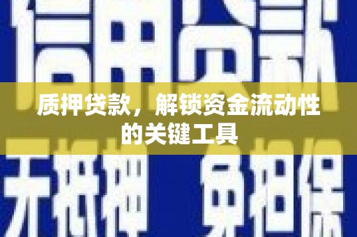 安乡质押贷款，解锁资金流动性的关键工具