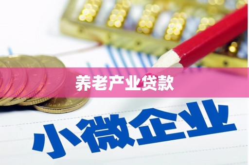 安乡养老产业贷款