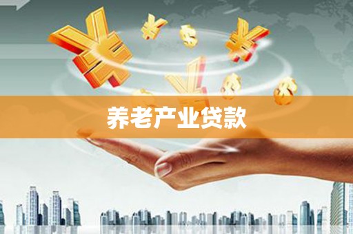 安乡养老产业贷款