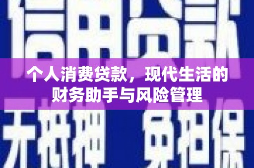 安乡个人消费贷款，现代生活的财务助手与风险管理