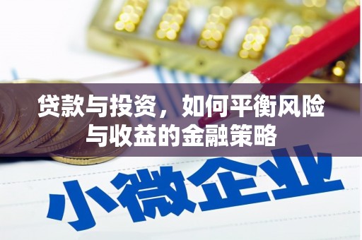 安乡贷款与投资，如何平衡风险与收益的金融策略