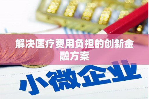 安乡解决医疗费用负担的创新金融方案
