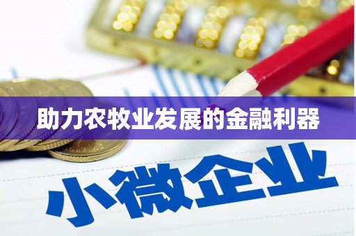 安乡助力农牧业发展的金融利器