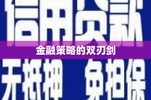 安乡金融策略的双刃剑