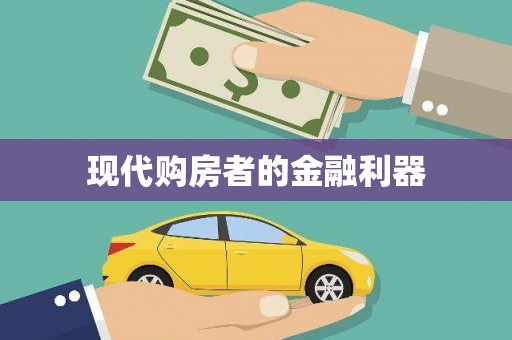 安乡现代购房者的金融利器