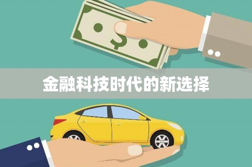 安乡金融科技时代的新选择